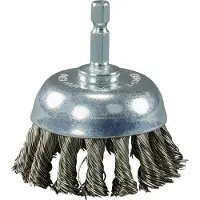 Makita Komborstel Zeskant 1/4"x65mm RVS - D-76691