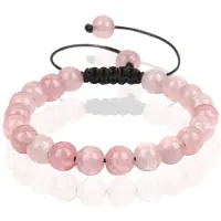 Memphis No.3 Dames Armband - 8mm Light Pink