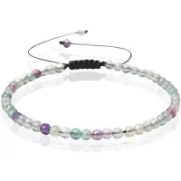 Memphis No.1 Armband - 4mm Fluorite
