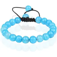 Memphis No.3 Dames Armband - 8mm Lake Blue