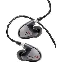 Westone Audio MACH 40 In-Ear Monitor – Viervoudige Driver – 20 Hz – 18 kHz – Linum Estron SuperBaX-kabel – Zwart