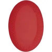 Aida - Life in colour Confetti ovaal bord Chili, 25,5x36 cm