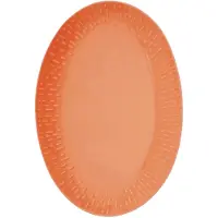 Aida Confetti ovaal bord Apricot, 25,5x36 cm