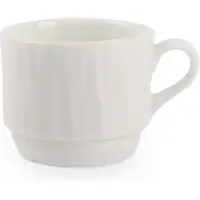 BonBistro Mokkakop 10cl wit Vista (Set van 6)