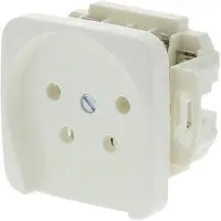 Busch-Jaeger Reflex Telefoon/Data Wandcontactdoos - Inbouw - Telefoon - Polarwit