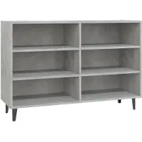 vidaXL Dressoir 103,5x35x70 cm spaanplaat betongrijs