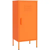 vidaXL Opbergkast 42,5x35x101,5 cm staal oranje