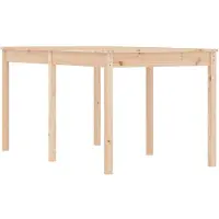 vidaXL Tuintafel 159,5x82,5x76 cm massief grenenhout