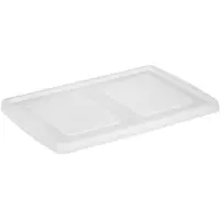 Sunware opslagbox deksel kunststof transparant 59 x 39 x 2,9 cm voor Nesta boxen 30 en 51 liter - Opbergbox