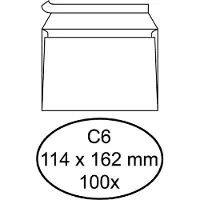 Quantore Bankenvelop C6 Zelfklevend Wit 158140