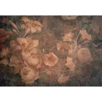 Consalnet Fotobehang - Vliesbehang - Bloemen - Rozen - Pioenrozen - Roestbruin - 416 x 254 cm