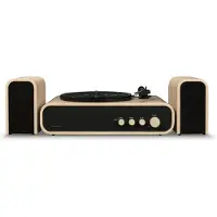 Crosley Gig - Naturel - Platenspeler met speakers