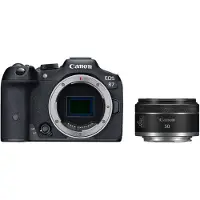 Canon EOS R7 systeemcamera Zwart + RF 50mm f/1.8 STM