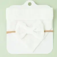 HANDMADE zeverslab - baby - haarband - set - cadeau - origineel - kraamcadeau - feestdagen - geboorte