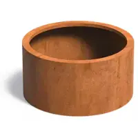 HetTuinstel.nl Cortenstaal plantenbak Ø80x40cm - Zonder bodem