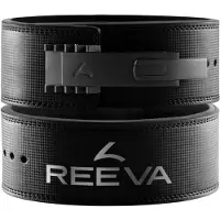 Reeva Lifting Belt van Carbon Leer - Verstelbare RVS Gesp - 13 mm - XS