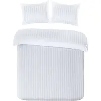 Papillon Dekbedovertrek Uni Wit Satijn-200 x 200 / 220 cm | 2-Persoons