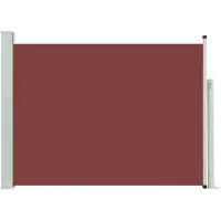 vidaXL Tuinscherm uittrekbaar 100x514 cm bruin