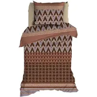 Romanette Dekbedovertrek Lombok Brick Katoen-140 x 200 / 220 cm | 1-Persoons
