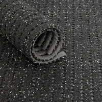 Ivol Gravel scrape loper - Antislipmat op rol - Antraciet - Breedte 180 cm