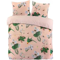 Papillon Dekbedovertrek Parrot Roze Satijn-200 x 200 / 220 cm | 2-Persoons