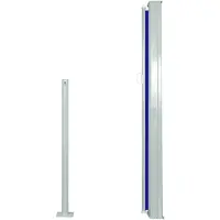 vidaXL Windscherm uittrekbaar 117x314 cm blauw