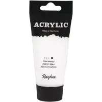 Rayher Hobby Witte acrylverf/hobbyverf op waterbasis 75 ml - Hobbyverf