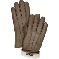 Warmbat Glove women leather taupe dame handchoenen
