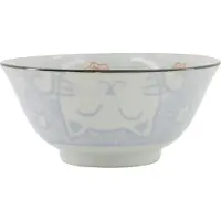 Tokyo Design Studio - Blauwe Kom - Kawaii Cat - 15.3 x 3cm 500ml
