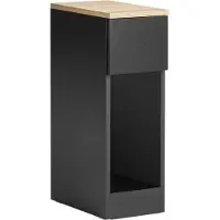 SoBuy Nachtkastje met Lade, 20x35x60cm, Zwart