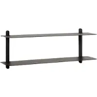 Gejst Nivo Wandplank F Zwart / Zwart - Wandplanken As Black - 20150