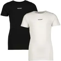 Raizzed T-shirt Nora - zwart/wit (set van 2) Jongens Stretchkatoen Ronde hals - maat 158/164