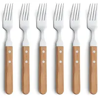 Amefa Pizza grillvork 6-pack Eik