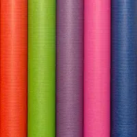 Benza cadeaupapier - Gekleurde kraft inpakpapier - 200 x 70 cm - 5 rollen