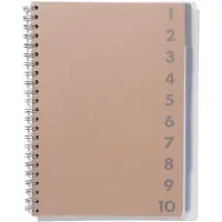 HEMA Collegeblok 10-in-1 - A4 - kraft