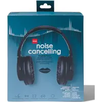 HEMA Draadloze koptelefoon met noise cancelling zwart