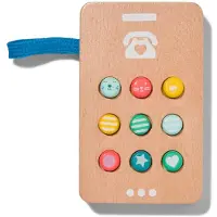 HEMA Telefoon Hout 11x6.5x2