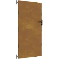 vidaXL Poort 85x200 cm cortenstaal