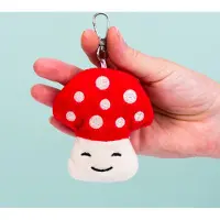 Bitten Knuffel Sleutelhanger - Paddenstoel