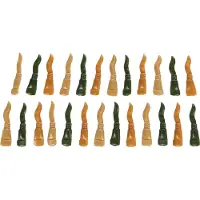 Flamingo Hondensnack Veggie Tandpasta Mix - 24 stuks - 7,5 cm - 150 gram