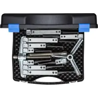 Gedore 1676008 Poelietrekkerset Spanbereik 200 mm Aantal haken 9