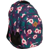 NEW REBELS BTS 4 schooltas met laptopvak flower print