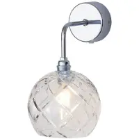 Ebb & Flow Rowan Kristallen Wandlamp Silver | Large check E14 IP20