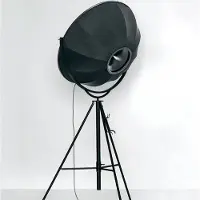 Pallucco Fortuny Vloerlamp Large | Black (Black outside, White inside) | Incandescent (3630LM + Dimmer)