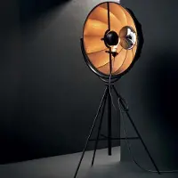 Pallucco Fortuny Vloerlamp Small | Bronze Rubelli (Black outside, Bronze inside) | Incandescent (3630LM + Dimmer)