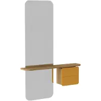 UMAGE One More Look Spiegel Dark Oak | Saffron Yellow