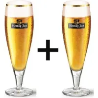 Hertog Jan 2x Voet Bierglas 25cl