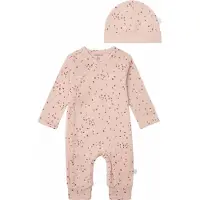 Noppies - Kledingset - 2delig - Boxpak Nuuk - Muts Navar - Rose Smoke - Maat 62