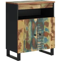 vidaXL Dressoir met 2 deuren 60x33x75 cm massief gerecycled hout