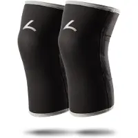 Reeva Powerlifting Knee Sleeves - Knie Bandages - 7 mm - Grijs - XL
